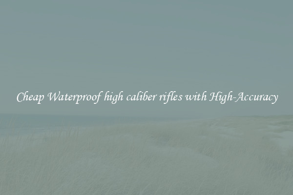 Cheap Waterproof high caliber rifles with High-Accuracy
