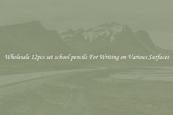 Wholesale 12pcs set school pencils For Writing on Various Surfaces