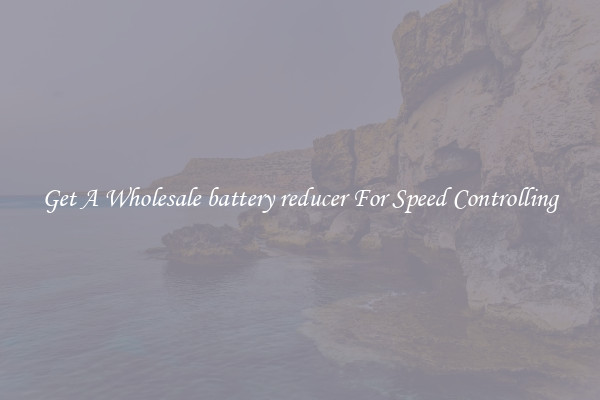 Get A Wholesale battery reducer For Speed Controlling