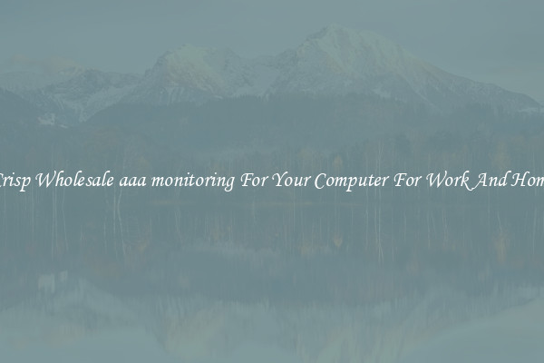 Crisp Wholesale aaa monitoring For Your Computer For Work And Home