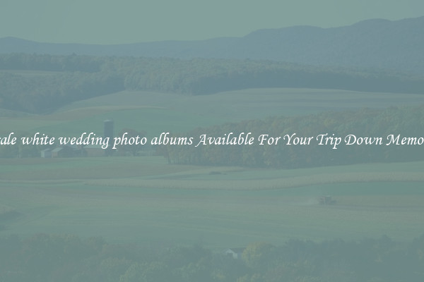 Wholesale white wedding photo albums Available For Your Trip Down Memory Lane