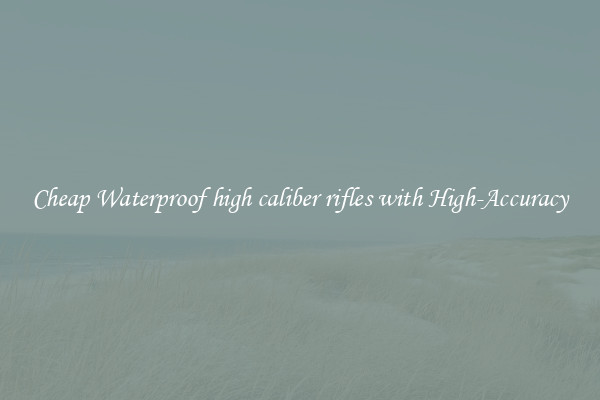 Cheap Waterproof high caliber rifles with High-Accuracy