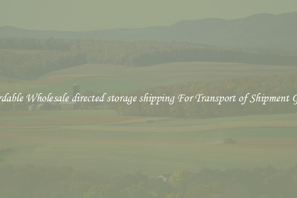Affordable Wholesale directed storage shipping For Transport of Shipment Goods 